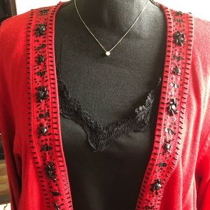 🌺 1X EMBELLISHED SWEATER